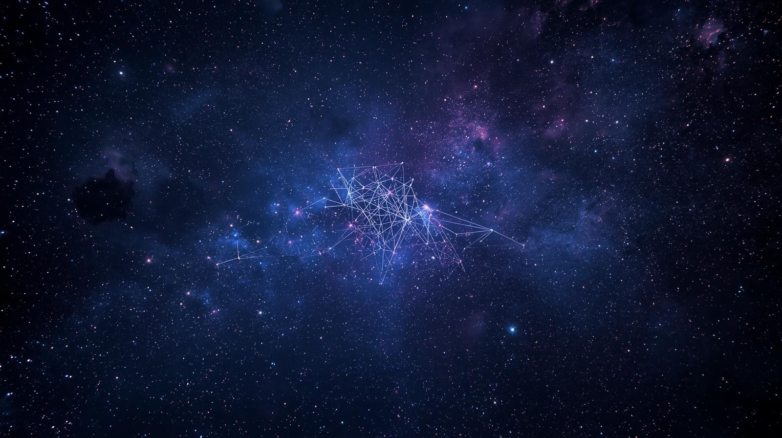 Starry sky background